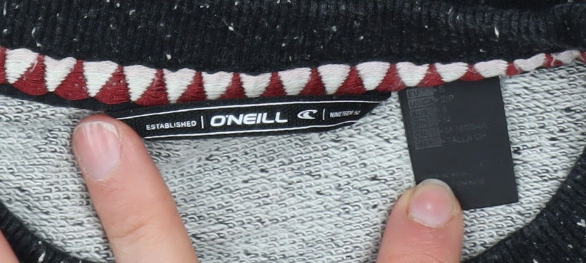 O'Neill Men's Black California Graphic Knit Sweatshirt Size S