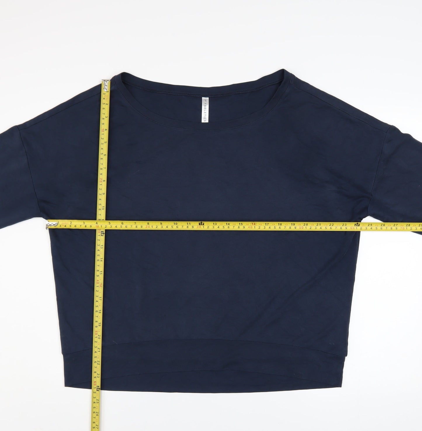Fabletics Women's Navy Blue Pullover Sweatshirt Size L Modal Blend
