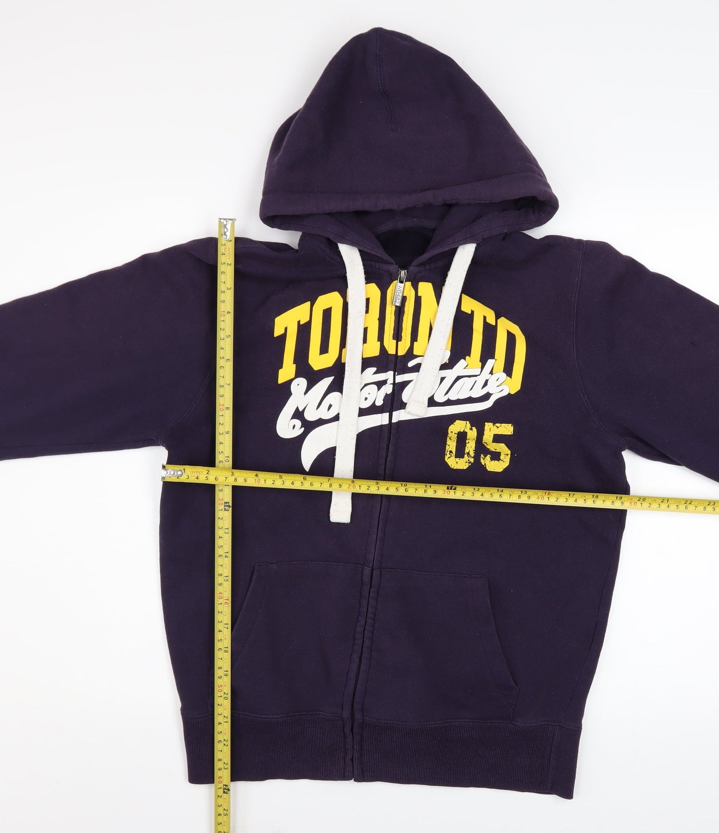 1969 Track & Field California Men's Purple Full Zip Hoodie M