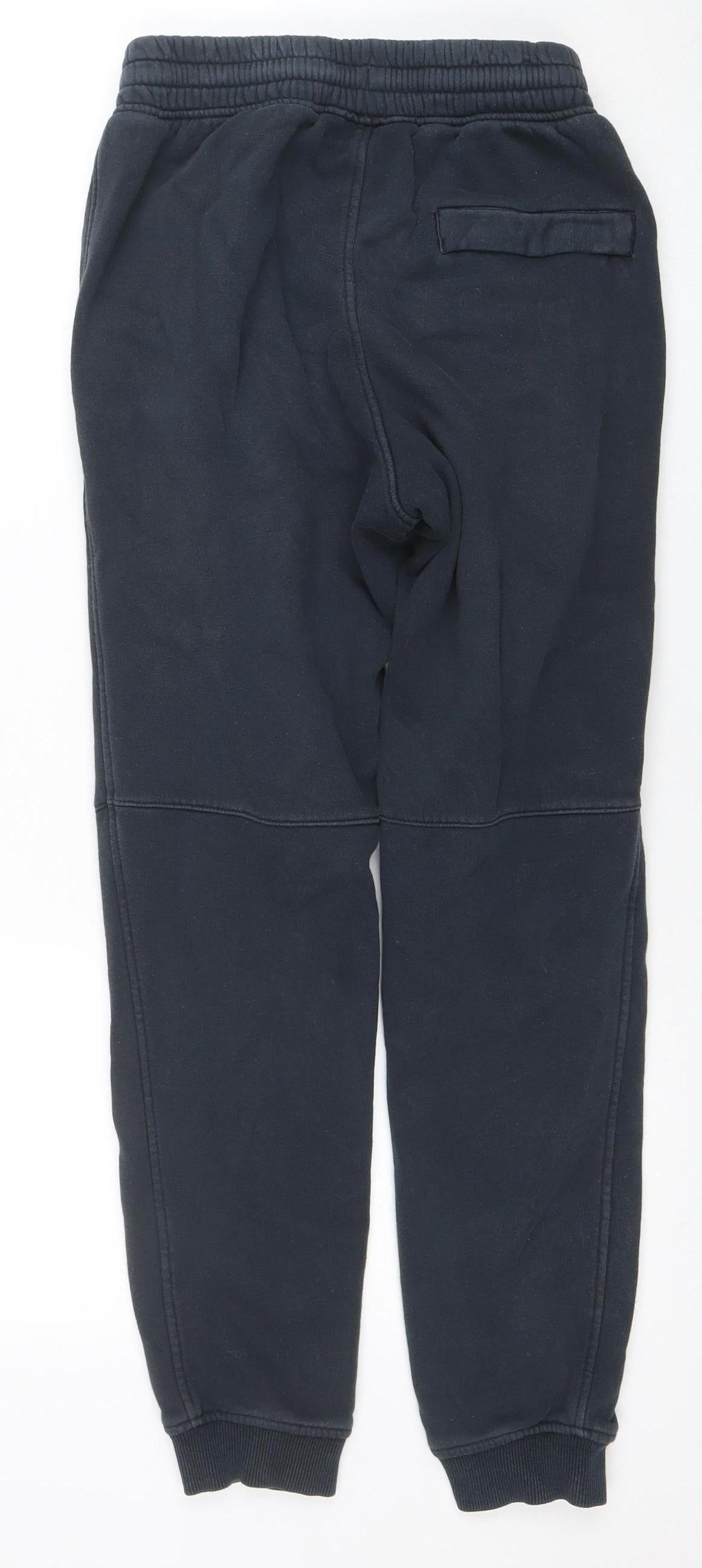 Under Armour Boys Black ColdGear Jogger Sweatpants Size S Fitted