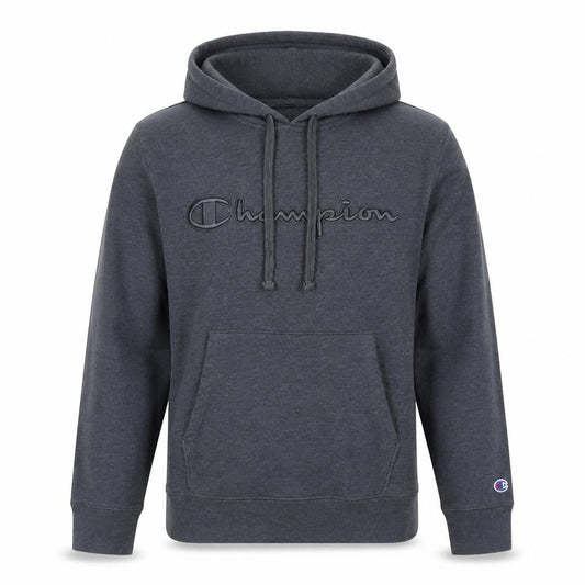 Champion Men's Grey Pullover Hoodie Size S Logo Sweatshirt