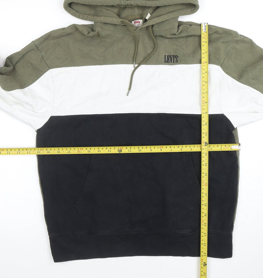 Levi's Men's Multicoloured S Pullover Hoodie Cotton Regular Fit