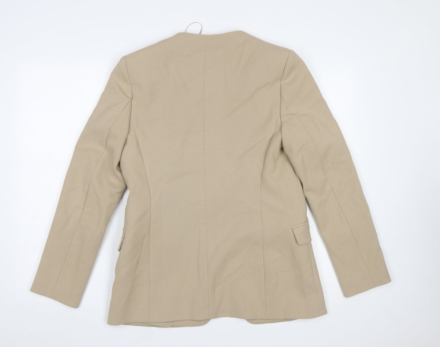Marks and Spencer Women’s Beige Tailored Blazer Jacket Size 8