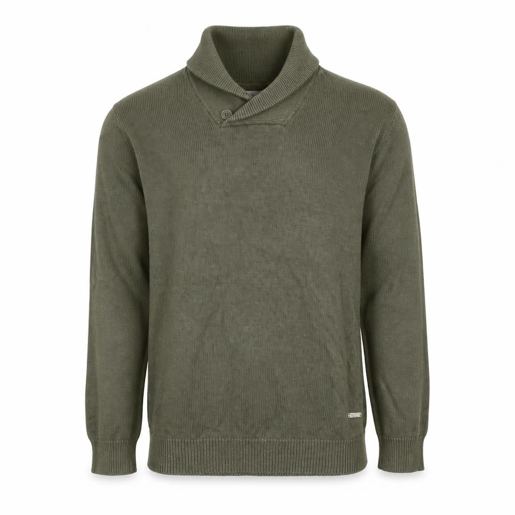 Front view of Adidas Men's Green Cotton jumper L Regular Fit