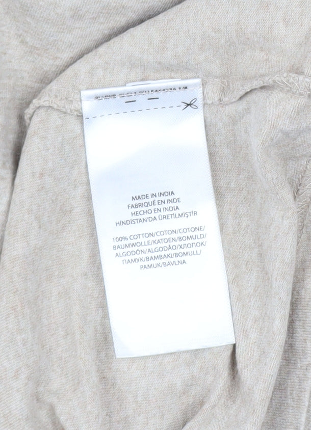 Polo Ralph Lauren Boys Beige Long Sleeve Crew Neck T-Shirt Size 10-12