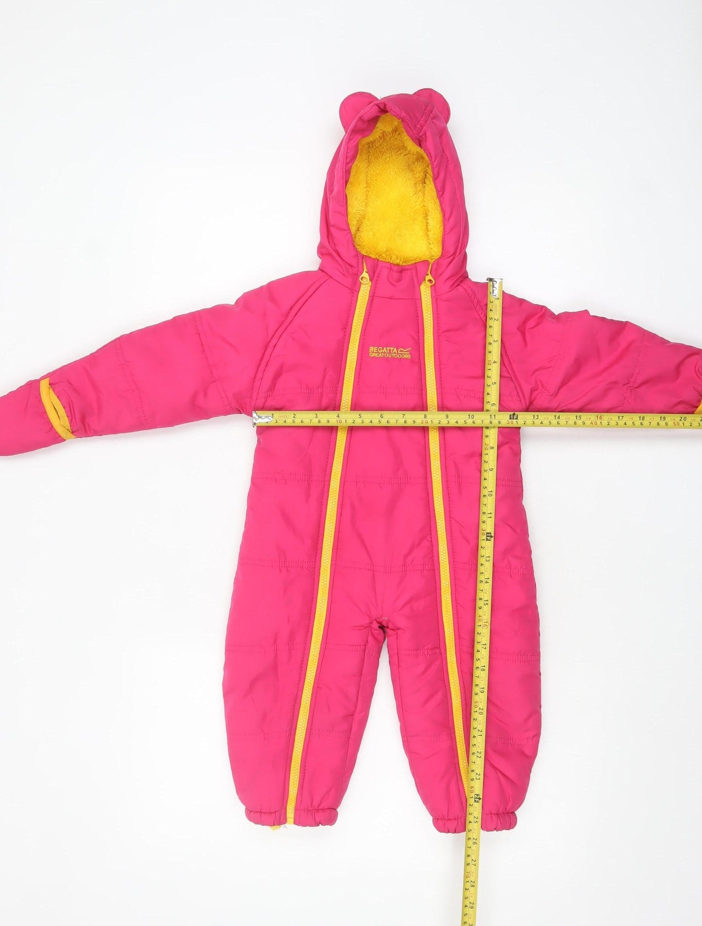 Regatta Unisex Baby Pink Snowsuit 6-12 Months Hooded Waterproof Winter Suit