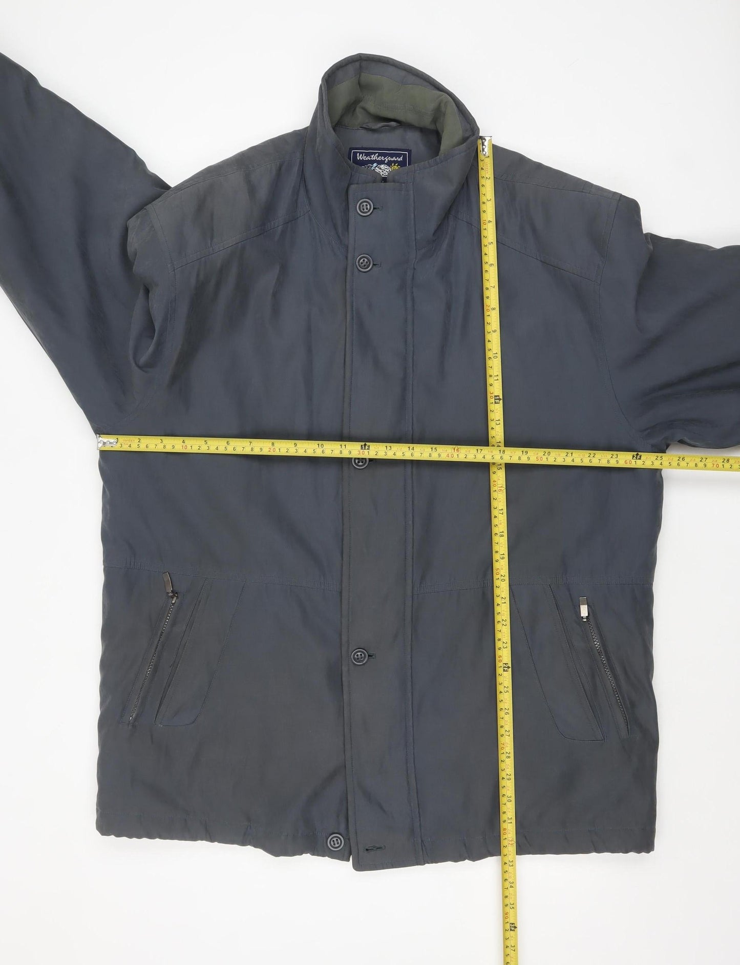 Weatherguard by Greenwoods Men's Grey L Lined Water Resistant Jacket