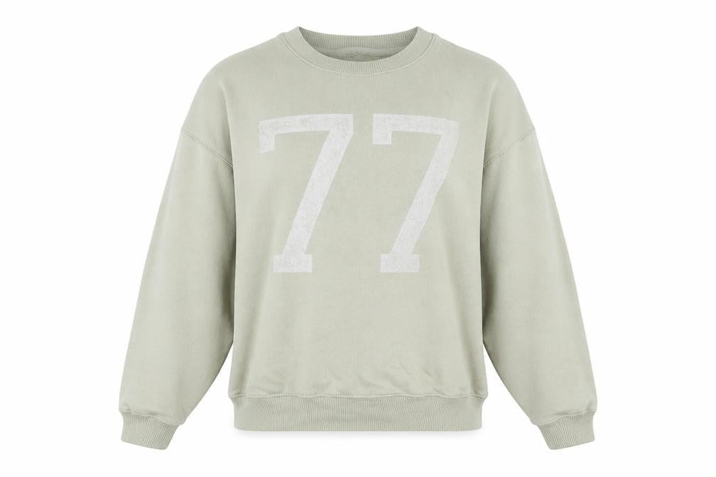 American Eagle Womens Green Size S Pullover Sweatshirt 77 Graphic