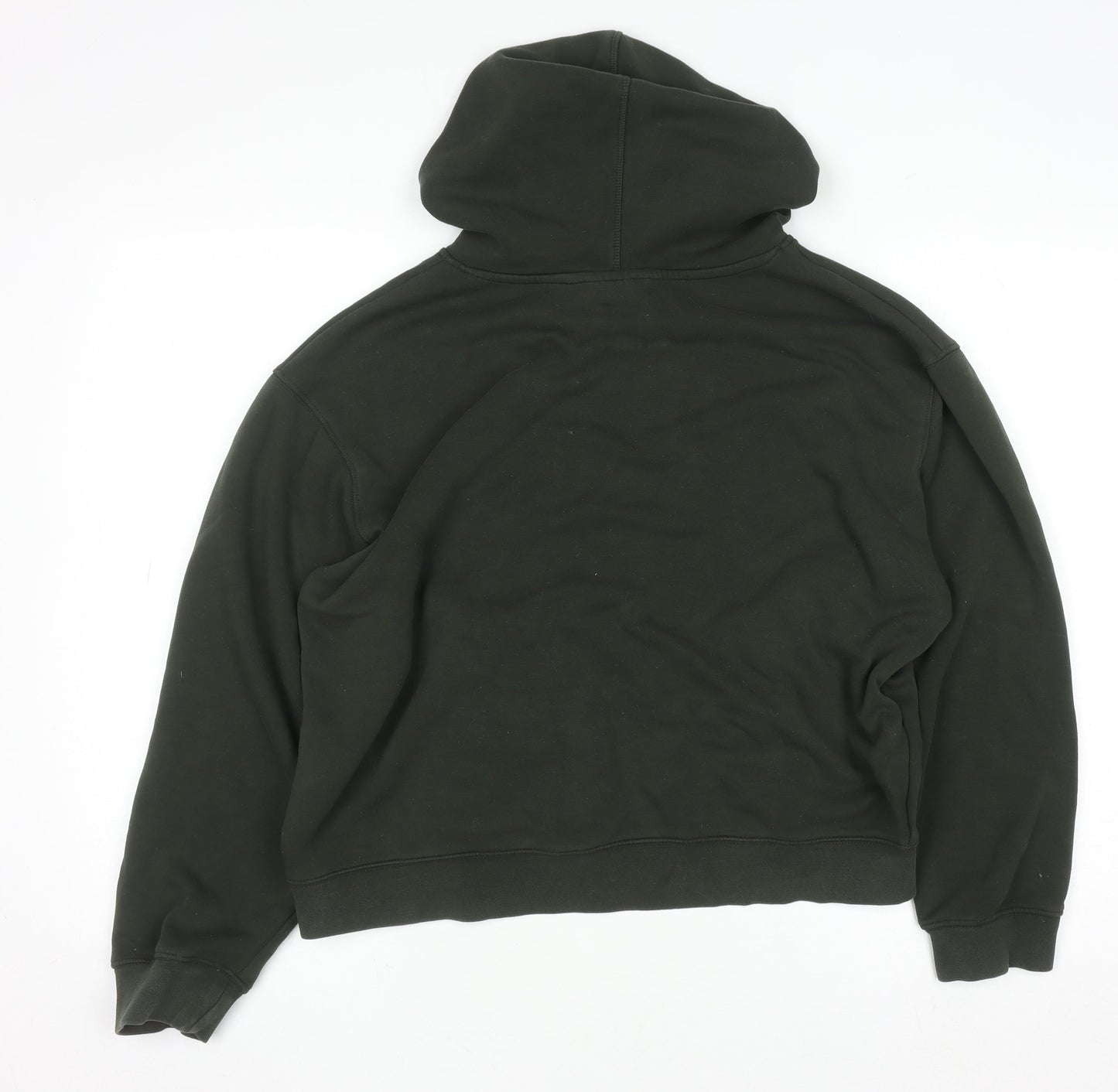 MSCH Copenhagen Women Green M/L Pullover Hoodie Cotton Blend