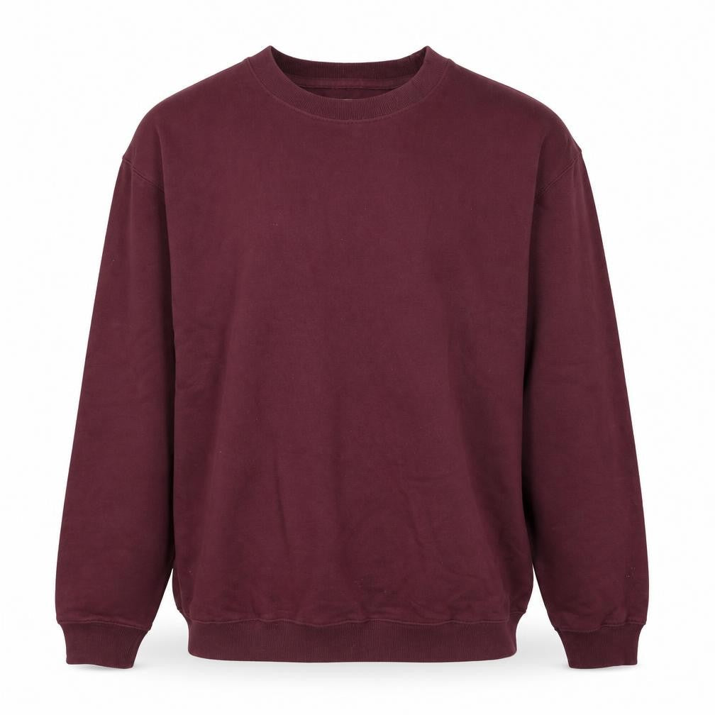 Gap Men’s Burgundy Pullover Sweatshirt M Cotton Blend Fleece Crew Neck