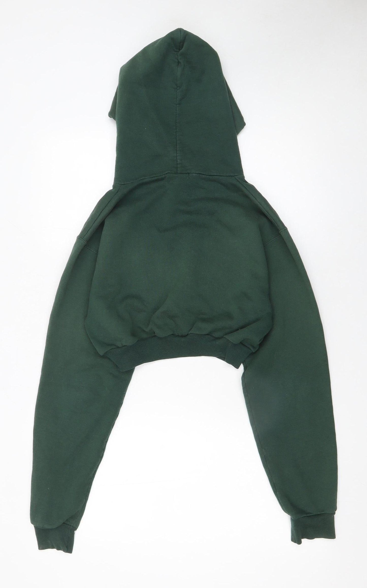 Champion Women’s Green Cal Poly Cropped Hoodie Size S