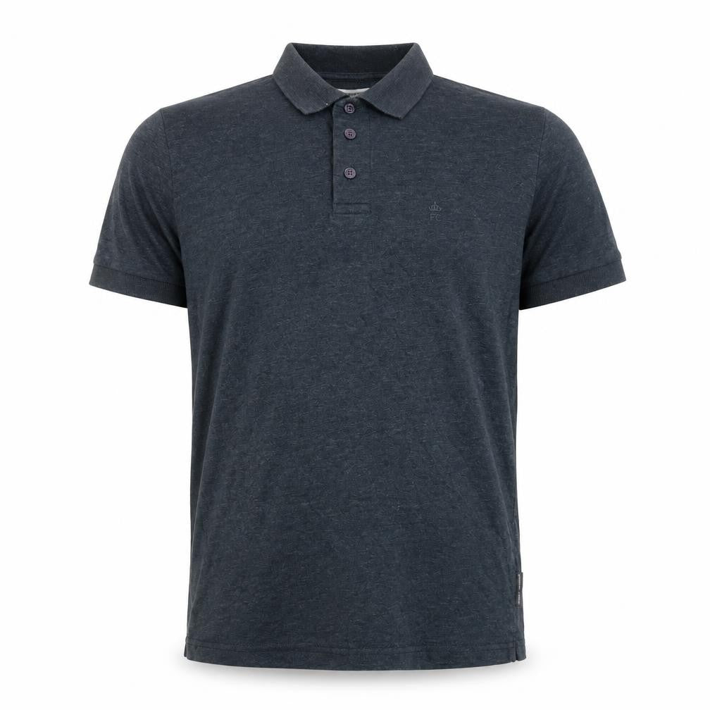 French Connection Men's Grey Short Sleeve Polo Shirt Size M