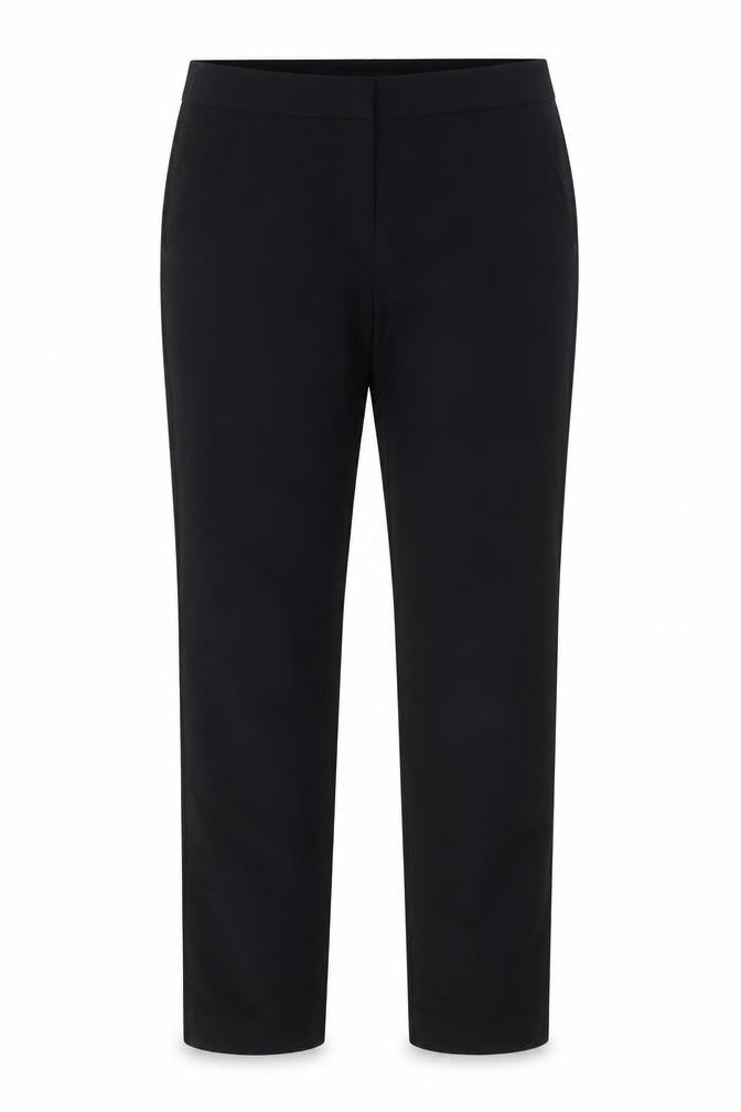 Zara Woman Black Slim Fit Tapered Trousers Size 10