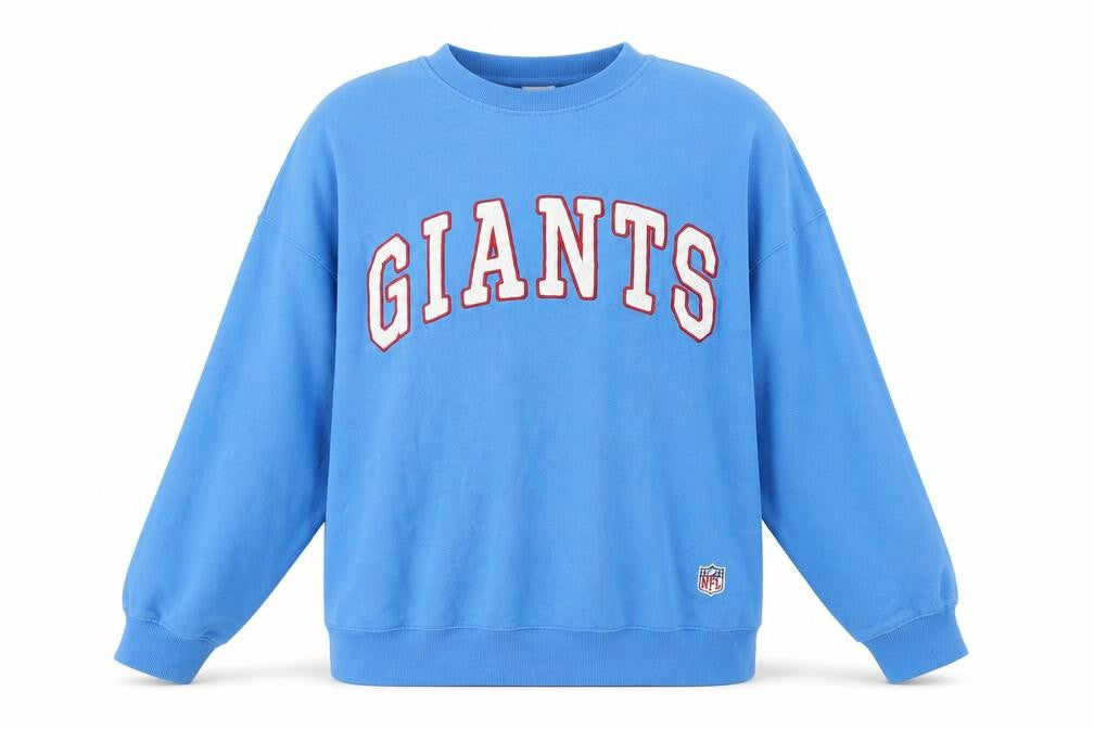 H&M Men's Blue Giants Logo Pullover Sweatshirt Size L
