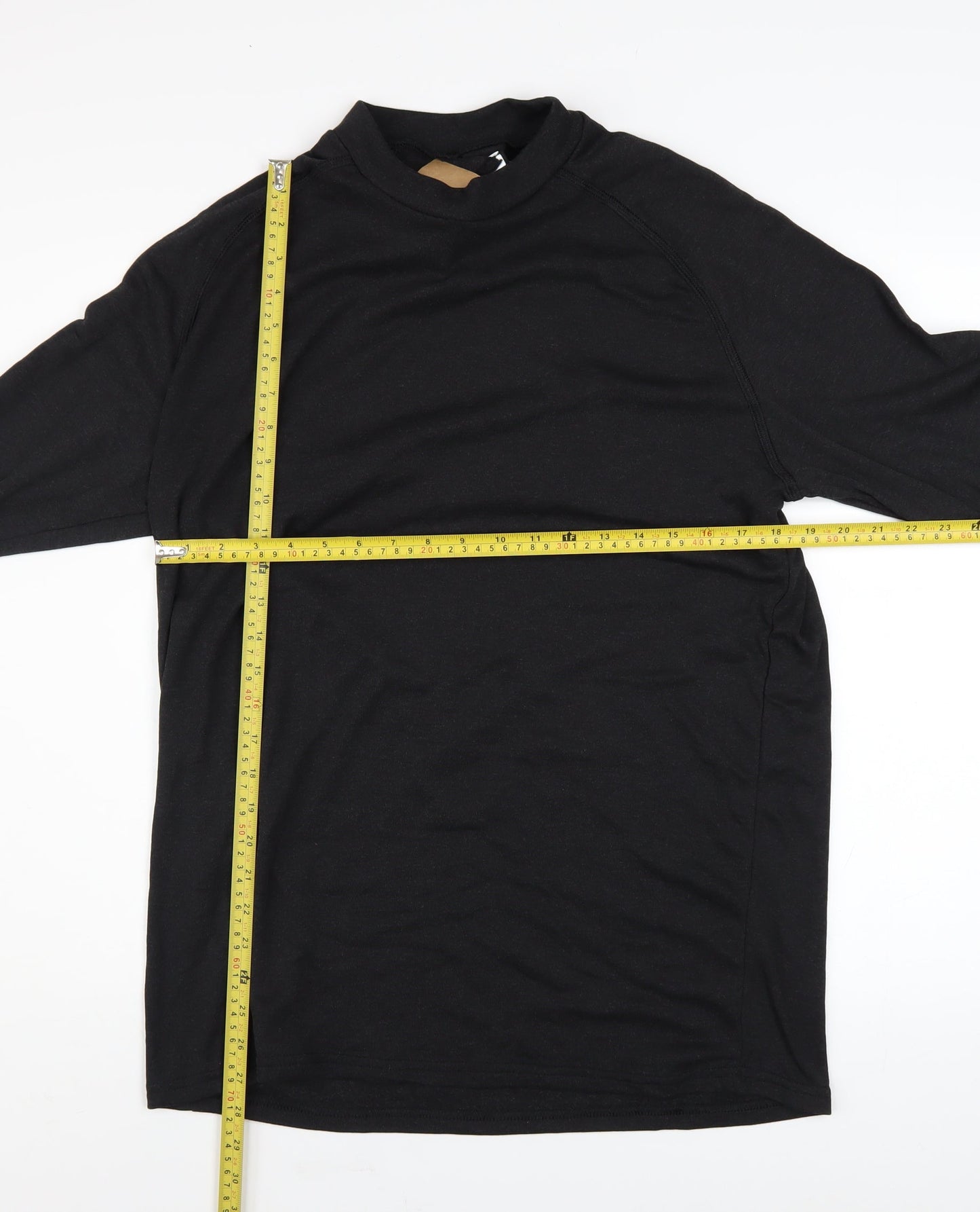 Wedze Men's Black 2XL Thermal Ski Long Sleeve Top