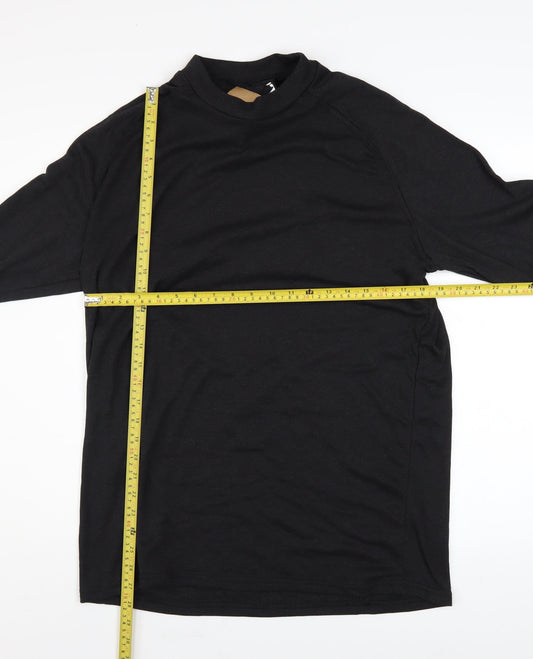 Wedze Men's Black 2XL Thermal Ski Long Sleeve Top