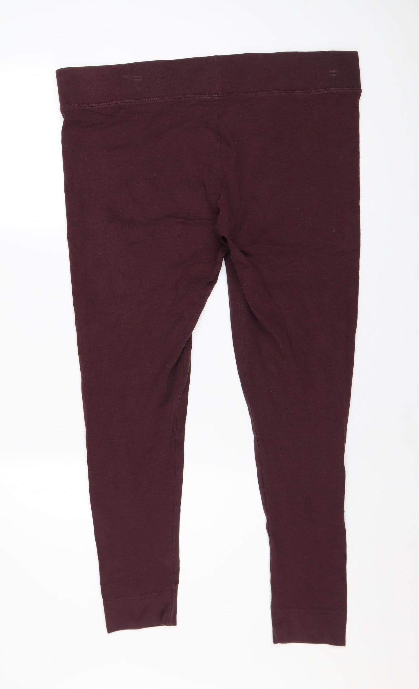 Marks and Spencer Women's Brown Ankle Leggings Size 18 Long