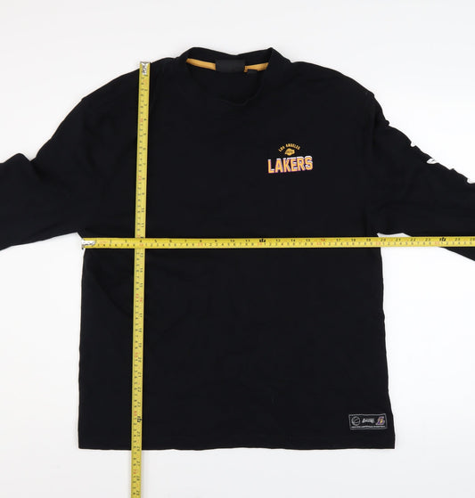 NBA Los Angeles Lakers Men's Black M Pullover Cotton Sweatshirt