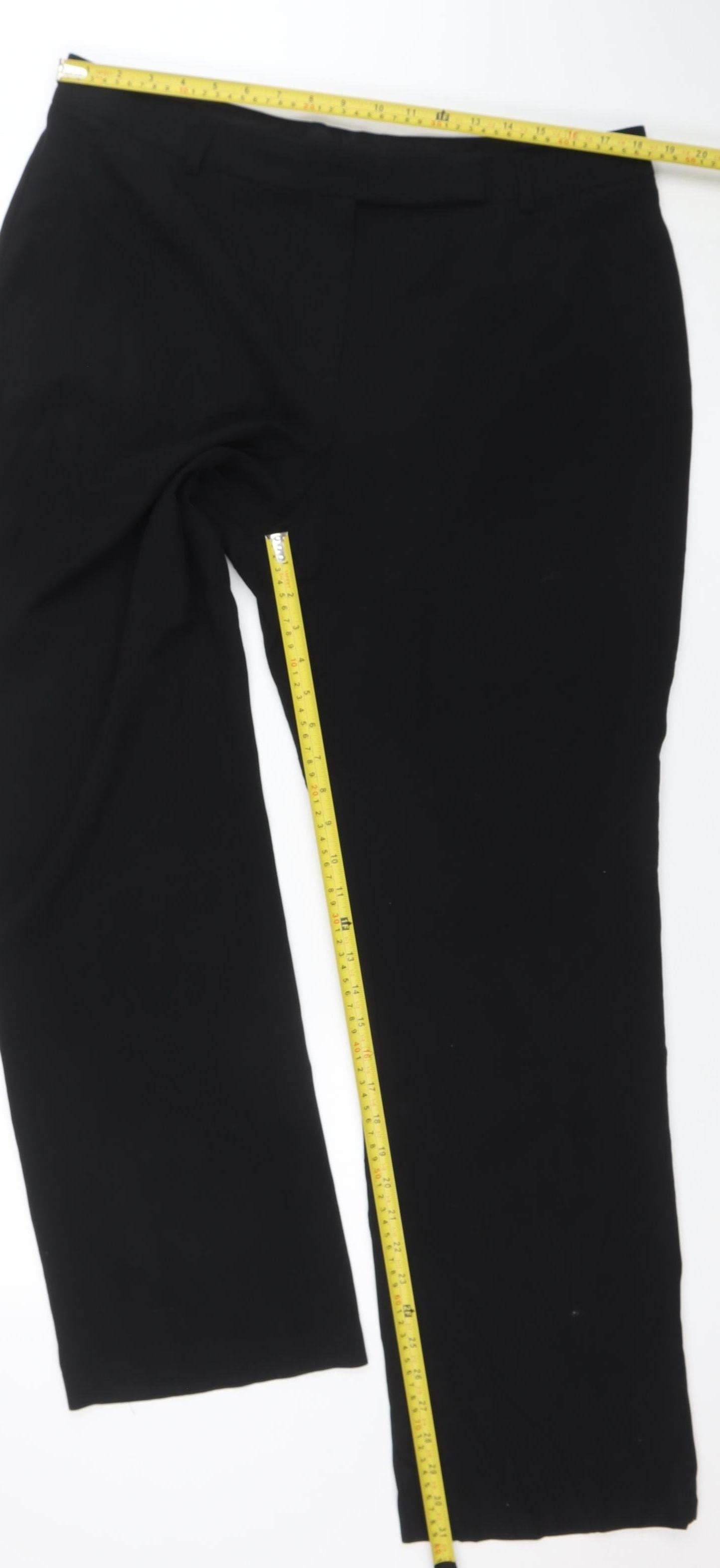 Marks and Spencer Men's Black Classic Fit Dress Pants Size 18 Long