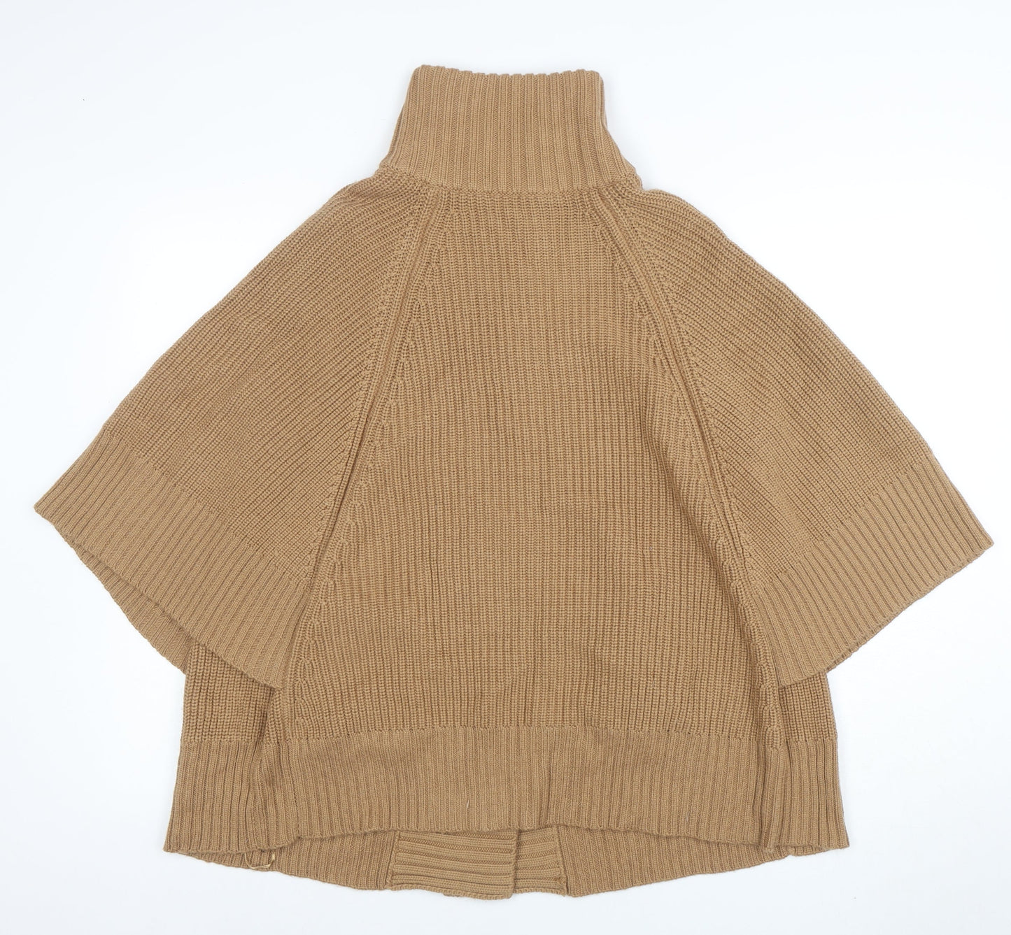 Frost French Women’s Beige Wool Blend Cape Jumper S