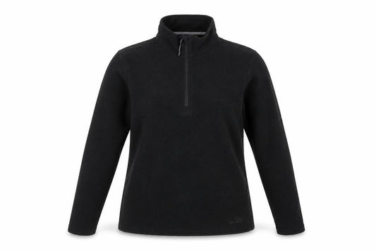 Peter Storm Women's Black Fleece 1/2 Zip Pullover Sweatshirt Size 14
