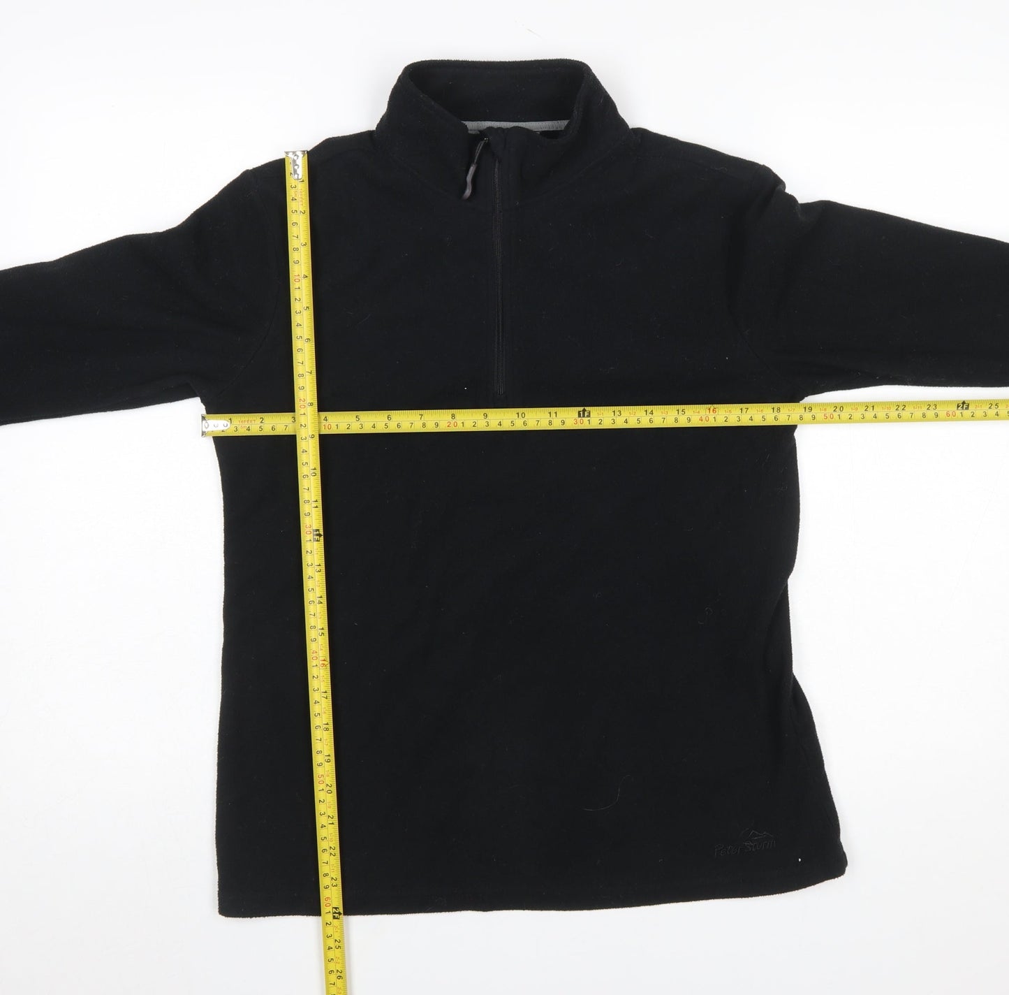 Peter Storm Women's Black Fleece 1/2 Zip Pullover Sweatshirt Size 14