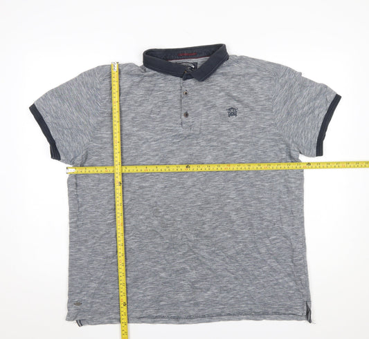 Kensington Eastside Men’s Grey 2XL Polo Shirt Classic Casual