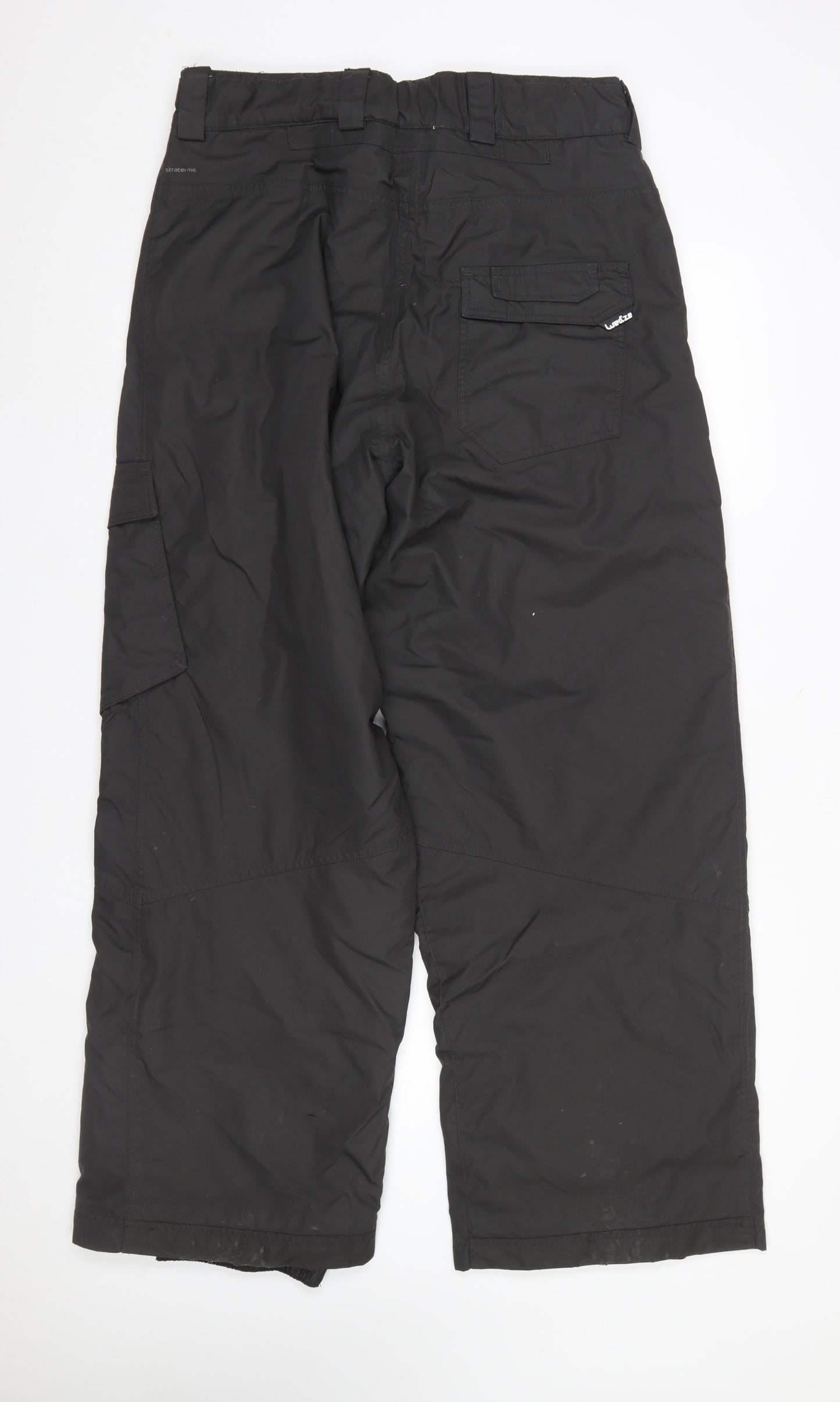 Wedze Men's Black XL Snow Pants Waterproof Ski Trousers