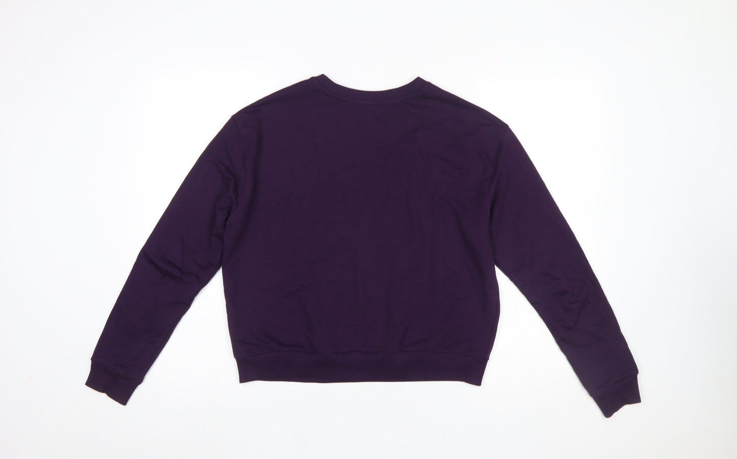 Max Women's Purple Graphic Pullover Sweatshirt Size 14