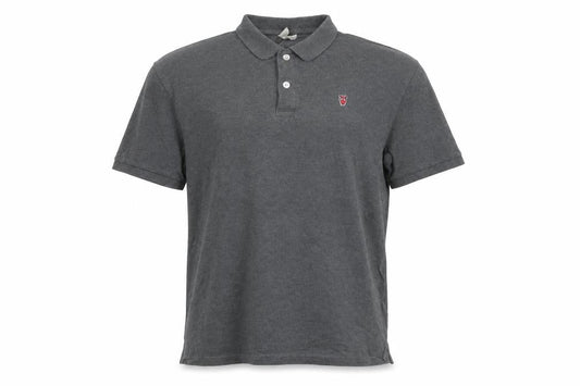 Knowledge Cotton Apparel Men's Grey Organic Cotton Polo Shirt L