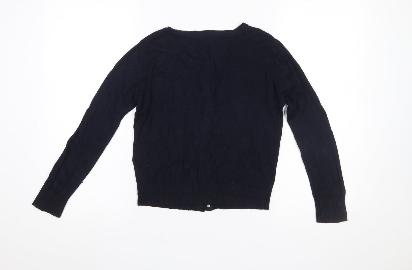 Great Plains Women's Black Knit Cotton Cardigan S