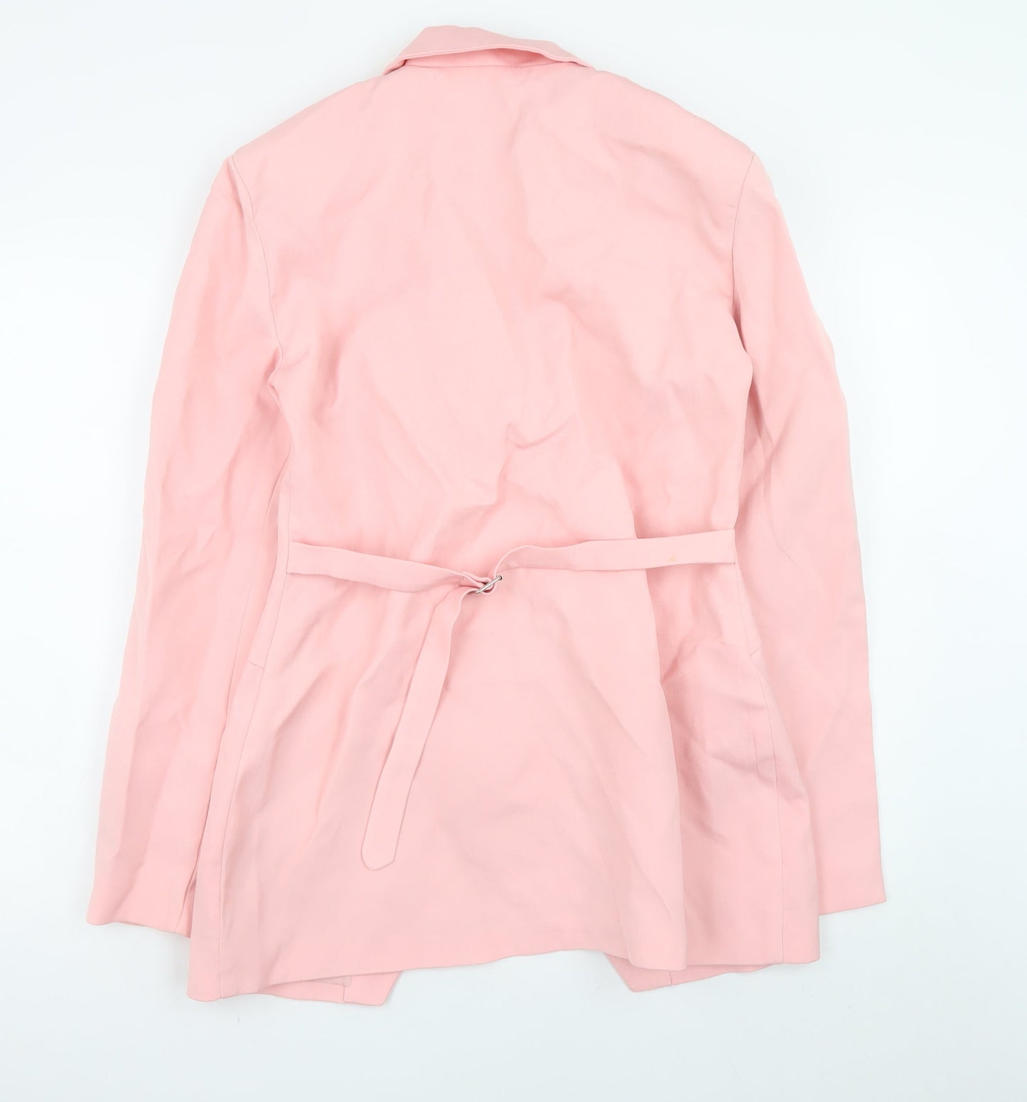 PrettyLittleThing Women’s Pink Slim Fit Belted Blazer UK 10