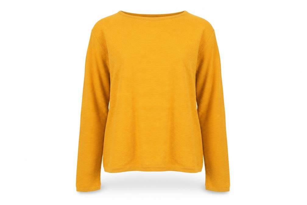 Jack Womens & Jones Yellow Cotton Crew Neck Jumper Medium