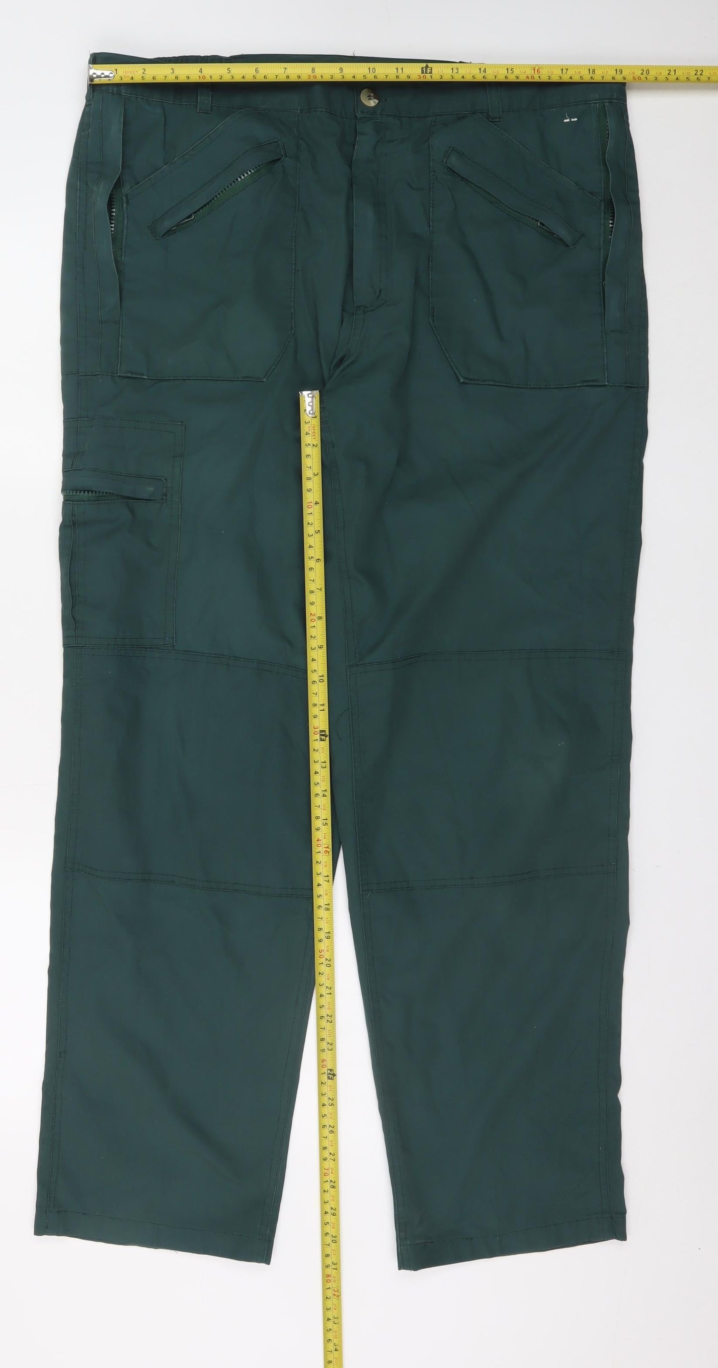 Regatta Men’s Green 38in Cargo Trousers Regular Fit Outdoor Workwear