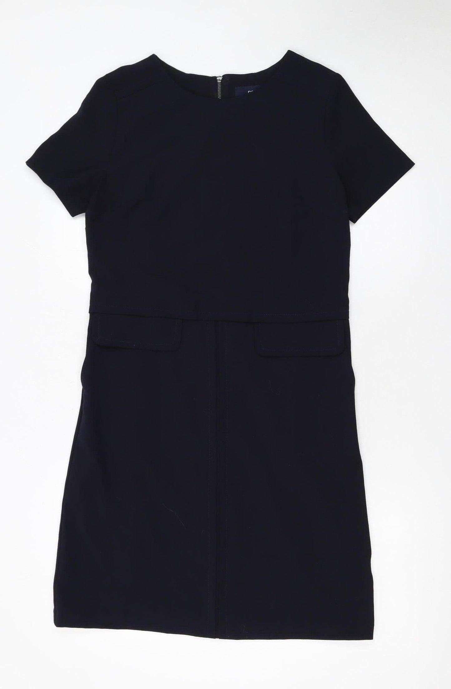 Next Women’s Black Short Sleeve Shift Dress Size 8