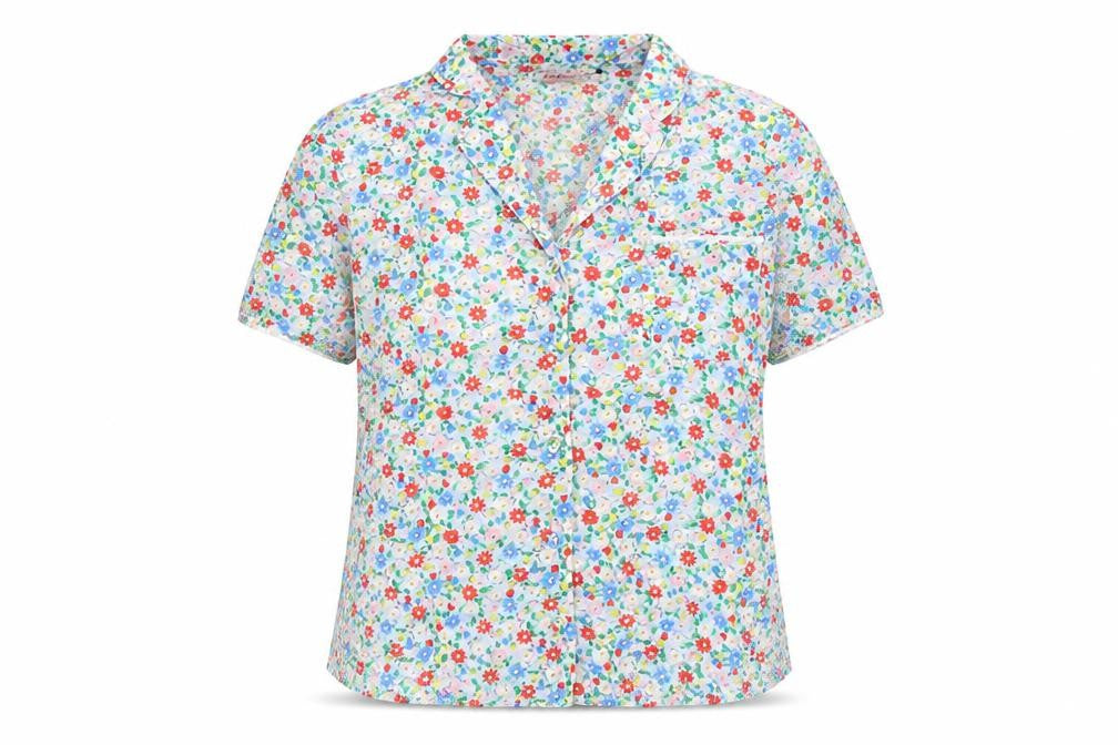 Cath Kidston Women’s Multicoloured Floral Cotton Button-Up Shirt XS