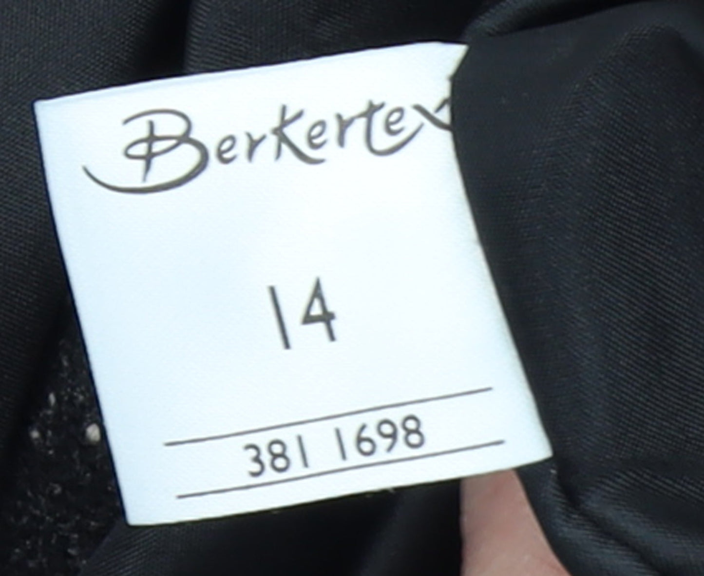 Berkertex Women's Grey Wool Blend Button Jacket Size 14 Classic Style