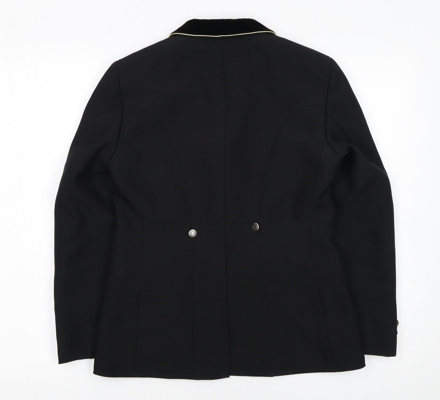 Cavallo Boys Black Polyester Four-Button Equestrian Blazer 11 Years