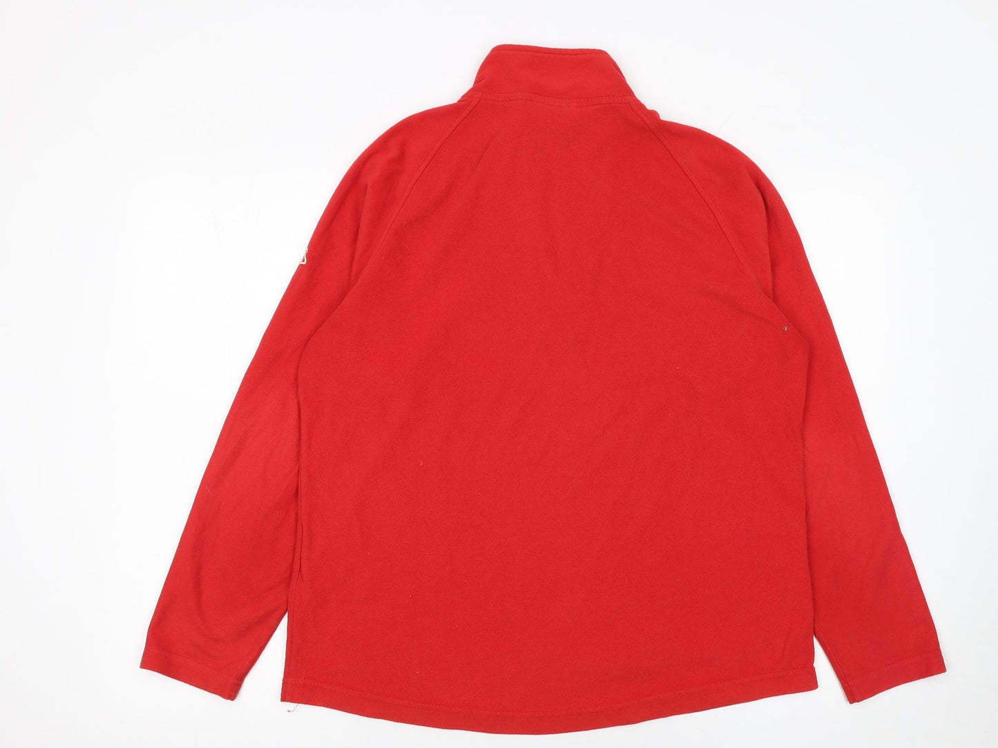Craghoppers Women Red Fleece 1/2 Zip Pullover Sweatshirt UK 16