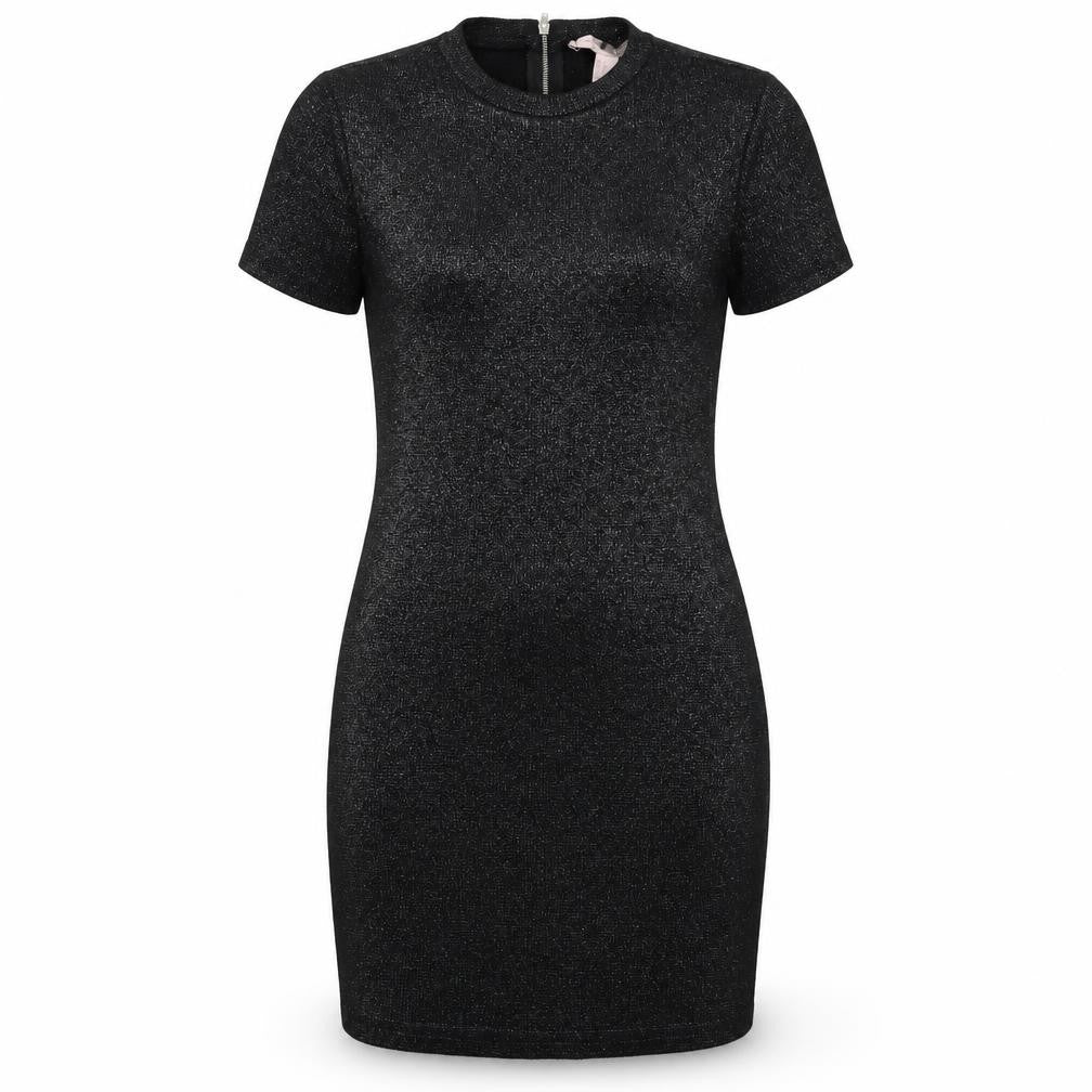 Forever 21 Women Black Small Bodycon Knee Length Party Dress