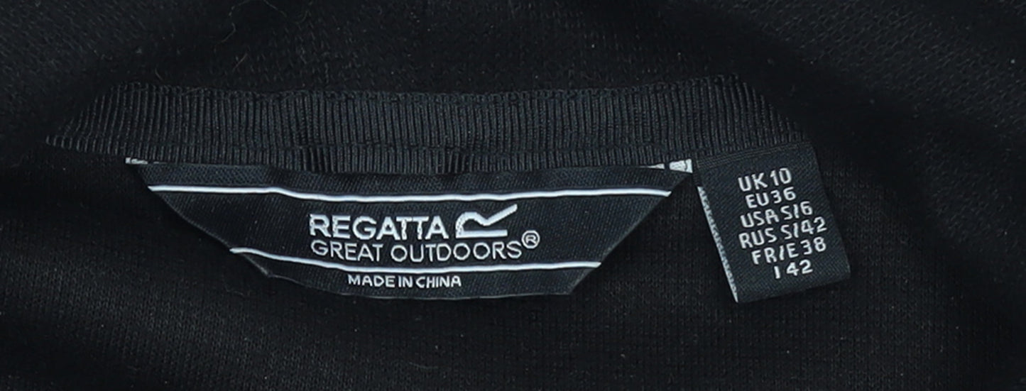 Regatta Women's Black Size 10 Cowl Neck Pullover Sweatshirt