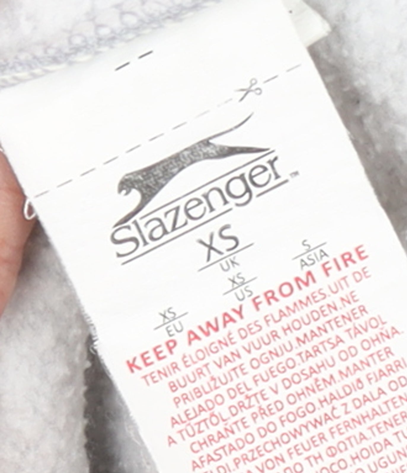 Slazenger Mens Grey XS Pullover Hoodie with Logo Pocket