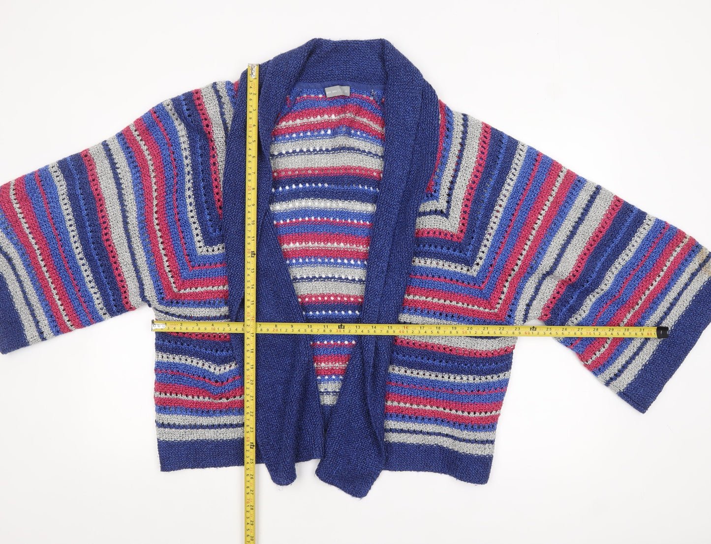 Marks and Spencer Per Una Women's Multicoloured XL Open-Knit Cardigan