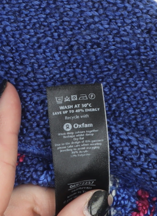 Marks and Spencer Per Una Women's Multicoloured XL Open-Knit Cardigan