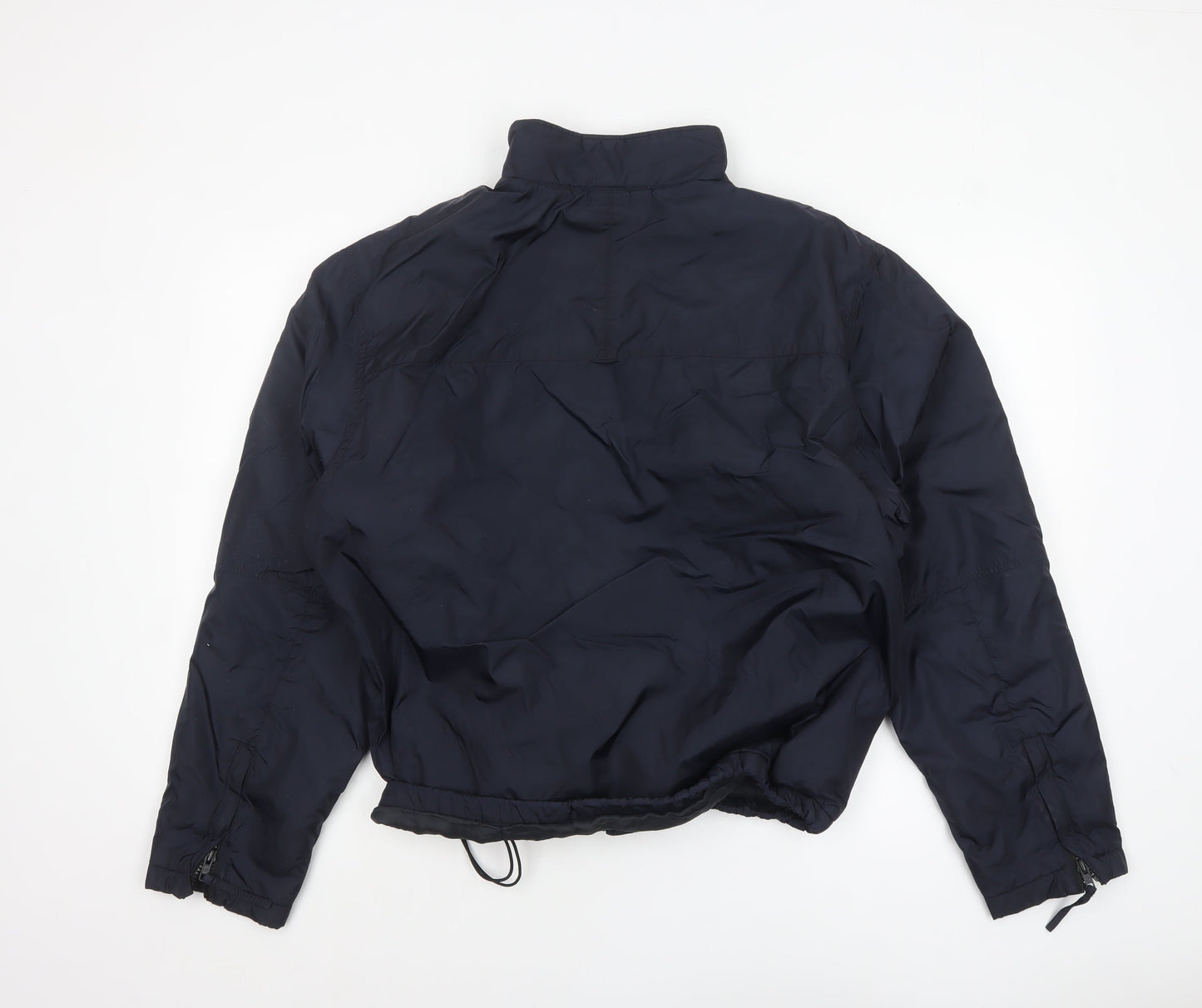 DKNY Jeans Men Blue L Puffer Jacket Nylon Winter Zip Up