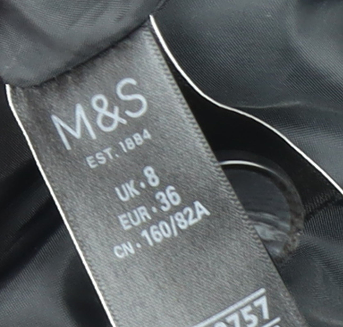 Marks and Spencer Women's Grey Wool Blend Long Overcoat UK 8
