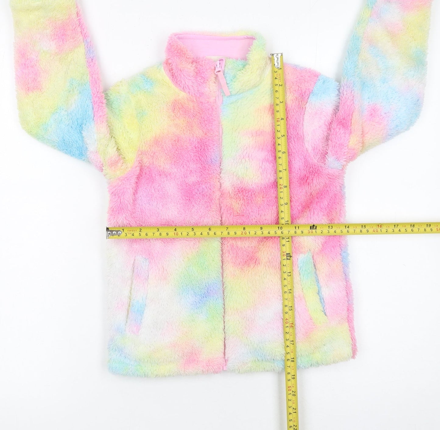 Mountain Warehouse Girls Multicoloured 5-6 Years Fleece Zip Jacket