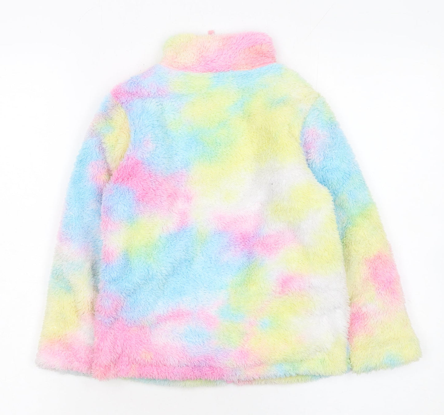Mountain Warehouse Girls Multicoloured 5-6 Years Fleece Zip Jacket