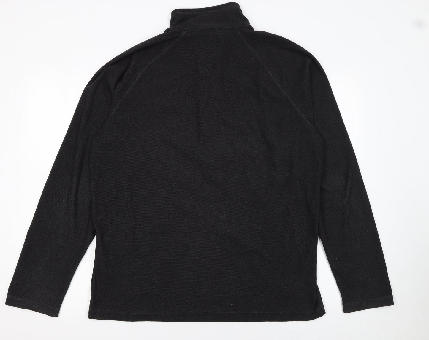 Regatta Men's Black Fleece 1/2 Zip Pullover Sweatshirt L