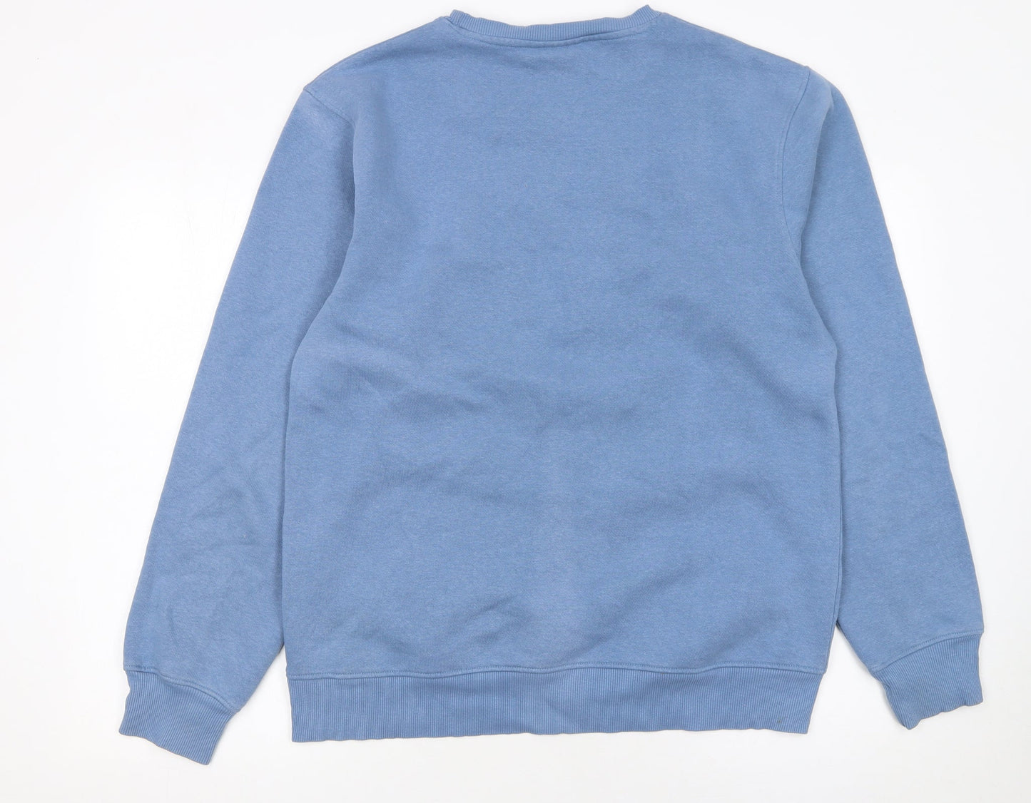 NICCE Men's Blue Crew Neck Logo Pullover Sweatshirt Size M